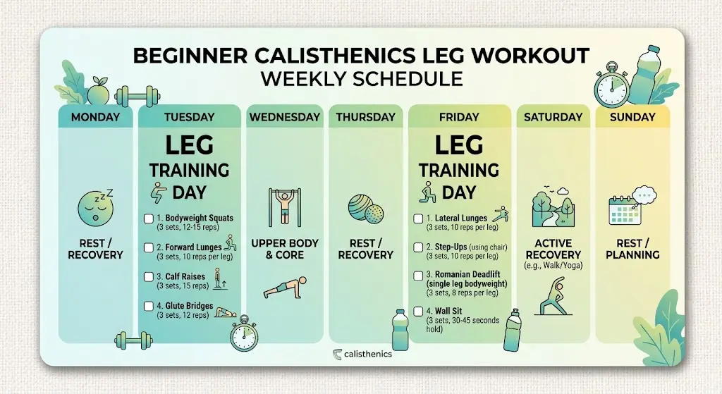 calisthenics leg exercises