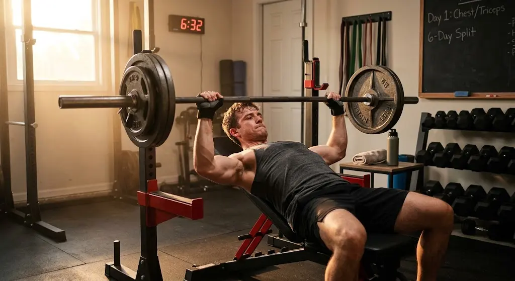 six day split workou